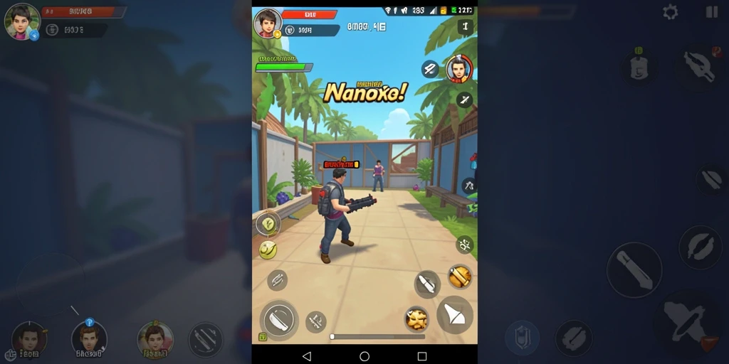 Tangkapan layar menunjukkan fitur multiplayer yang aktif.
