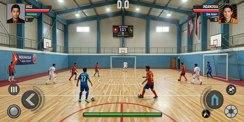 Interaksi seru antar pemain dalam mode multiplayer.