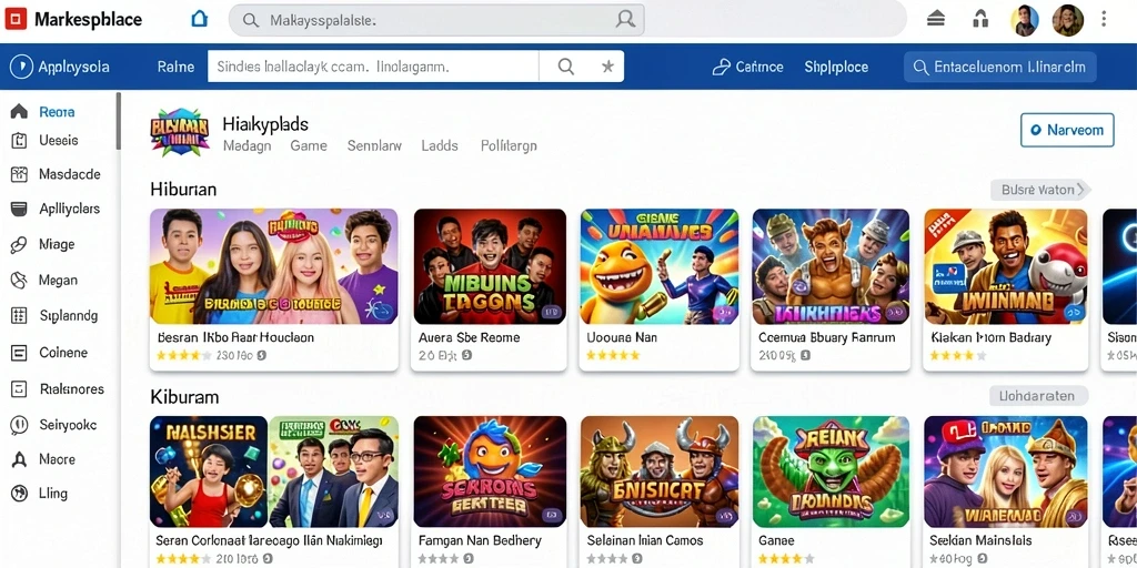 Screenshot dari mode permainan yang mendebarkan.