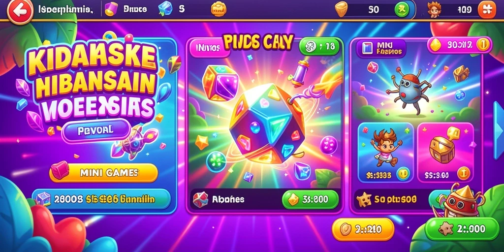 Setiap level menawarkan tantangan dan hadiah menarik.