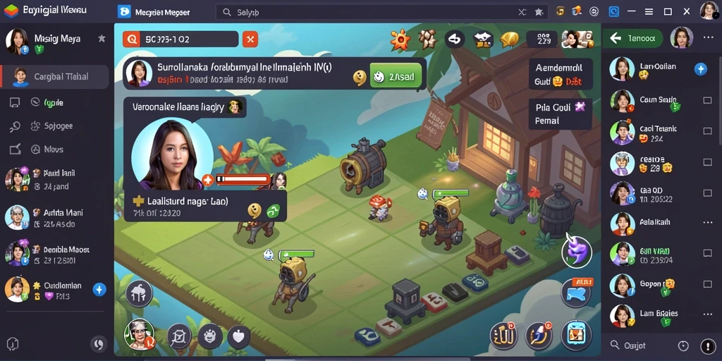 Leaderboard menampilkan pemain teratas secara real-time.