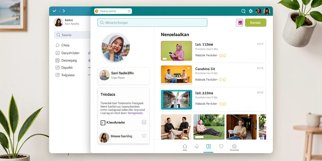 Fitur komunitas untuk berinteraksi dengan pemain lain.