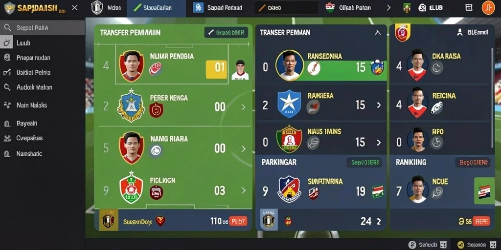 Aksi seru di dalam permainan yang menegangkan.